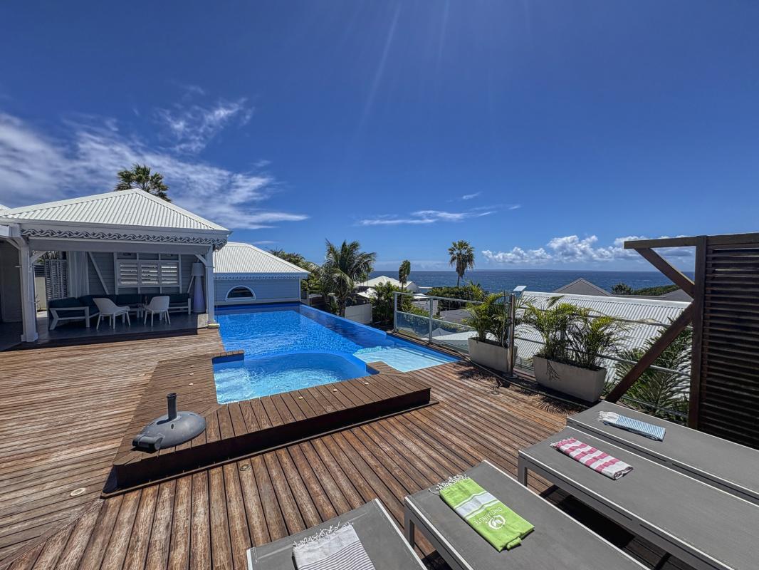 40.Location villa piscine Sainte Anne Guadeloupe_Vue mer